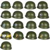 Военная Фигурка MOC Детали Строительных Блоков Жилет Снаряжение Советский Американский Солдат Шлем Кепка Набор Мини Кирпичный Конструктор Подарок K48