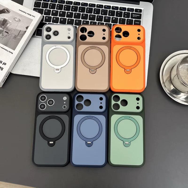111 вращающийся магнитный держатель с присоской подходит для iPhone 11 Pro, чехол для мобильного телефона контрастного цвета и матовый, защитный чехол Apple 11.