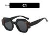 New Fashion Square Sunglasses Woman Vintage Shades  Design Vintage Polygon Sun Glasses Female Tourism Glasses Lady Oculos