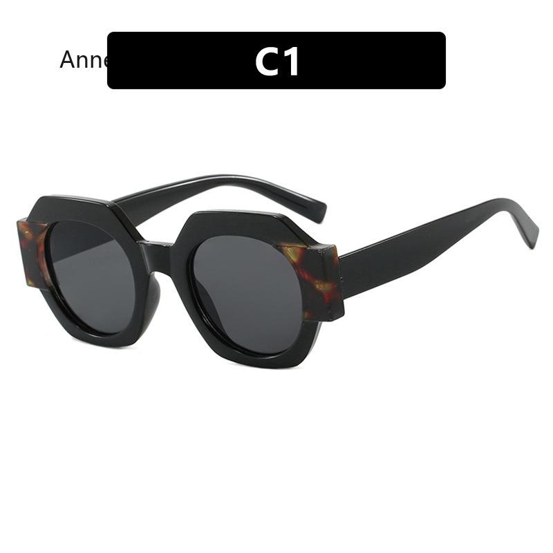 New Fashion Square Sunglasses Woman Vintage Shades Design Vintage Polygon Sun Glasses Female Tourism Glasses Lady Oculos