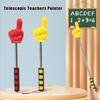 Finger Design Teaching Stick Stainless Steel Whiteboard Hand Pointer Teaching Tools Teachers