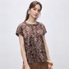 19mm Mulberry Wave Satin | 26mm Summer Round Neck High end Sensory and Flexible Elastic Versatile Mulberry Silk T-shirt for Women
