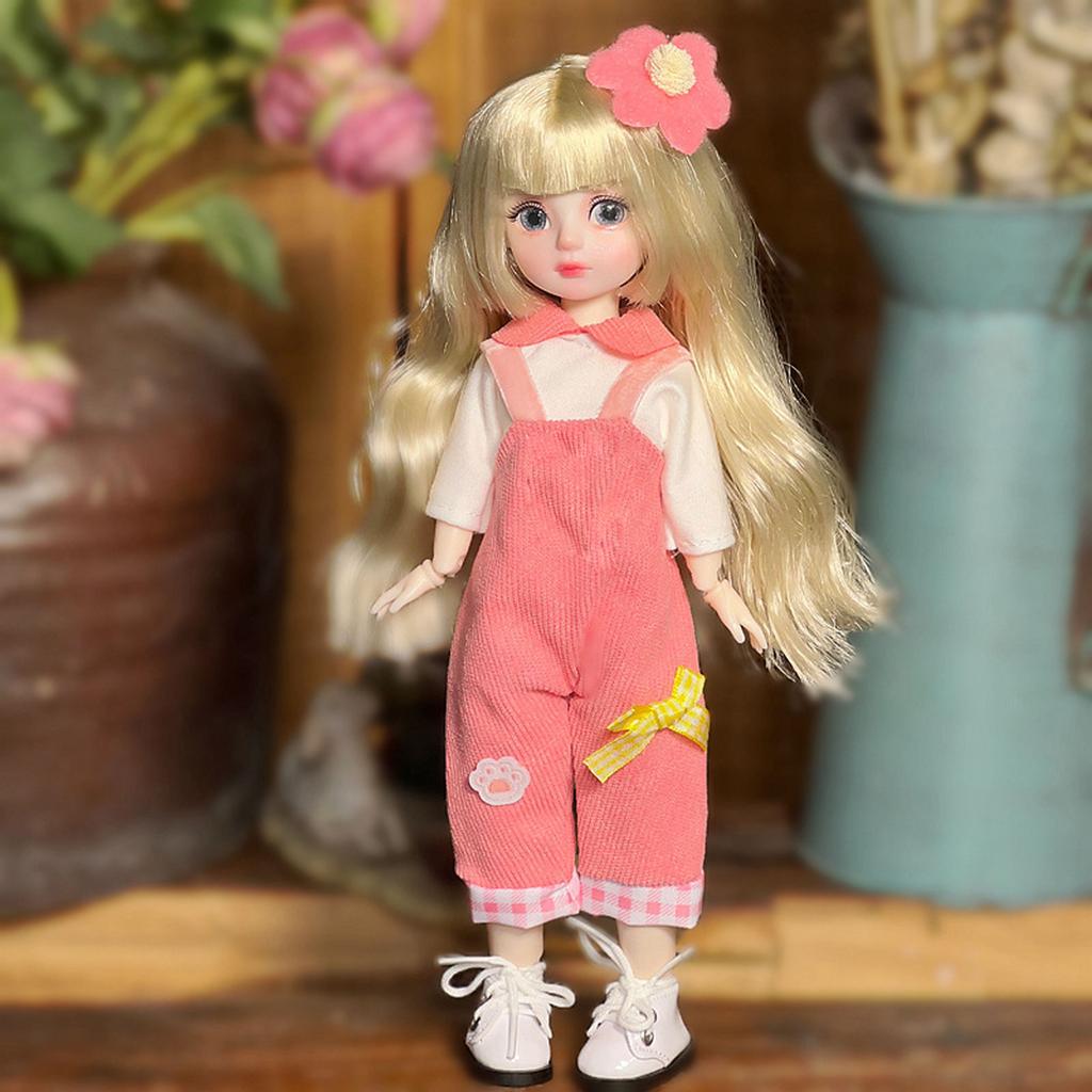 Платье для куклы Лоли Полный набор куклы с 20 шарнирами и расписанным вручную макияжем губ