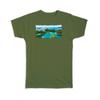 Papua Indonesia Open Sea Indonesian Islands Frame T Shirt