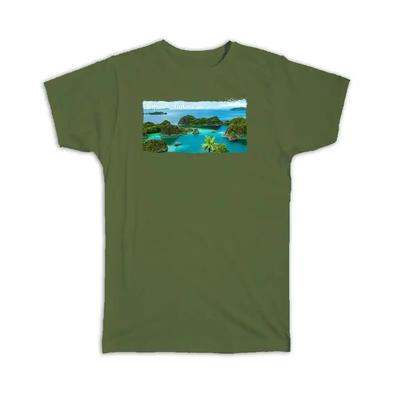 Papua Indonesia Open Sea Indonesian Islands Frame T Shirt