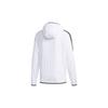 Adidas Повседневная спортивная цветная тканая куртка с капюшоном, мужские куртки белого цвета DV0941
