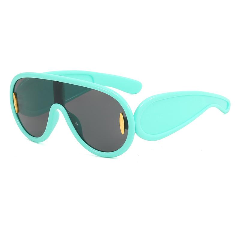 Children'S Sunglasses Personalized Trendy One-Piece Baby Sunglasses Toad Frame Hip-Hop Glasses