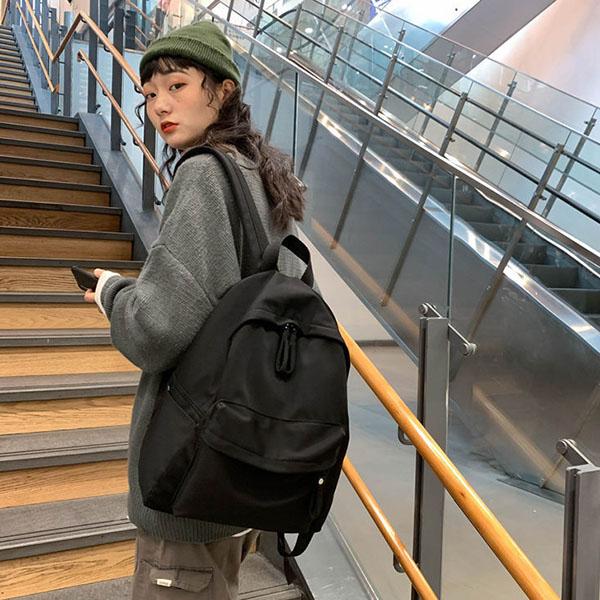 Сплошной цветной рюкзак, женский рюкзак, противоугонная сумка на плечо, универсальная школьная сумка для девочек-подростков, школьный рюкзак