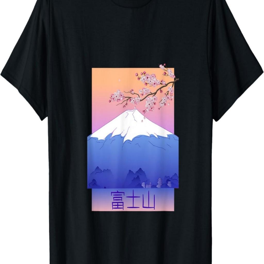 JAPAN'S FAVORITE MOUNT FUJI SET AMONG SAKURA CHERRY BLOSSOM T-Shirt