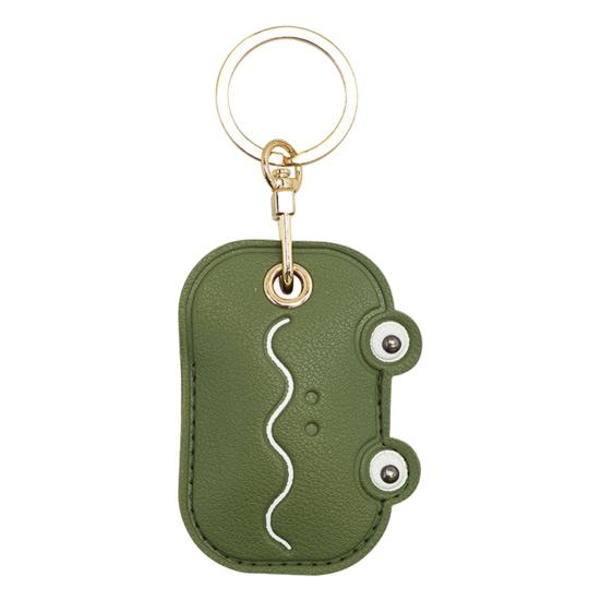 Cat Paw Shaped Pet Hair Keychain Faux Leather Pet Fur Souvenir Handmade Key Holder Pet Memorial Gift