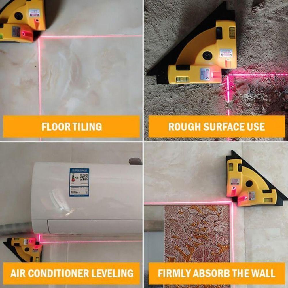 Точное измерение Прямой угол Заземляющий провод Инструмент Лазерный маркер линии Строительный инструмент