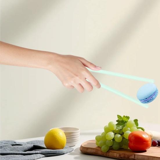 Силиконовый зажим для еды, А-образный держатель для кухонных инструментов для выпечки, щипцы для шведского стола, барбекю, мясо, стейк, овощной хлеб, держатель для кубиков льда