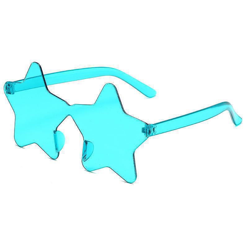 Солнцезащитные очки "Пламя" - Модные безрамные солнцезащитные очки с защитой от УФ-лучей, конфетные цвета, для танцевальных вечеринок