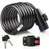 Bicycle Lock Diyife Wire Lock Bicycle Key Lock Wire Lock Portable Convenient Key Type Bicycle Lock Bike Road Bike [120CM] [Waterproof]