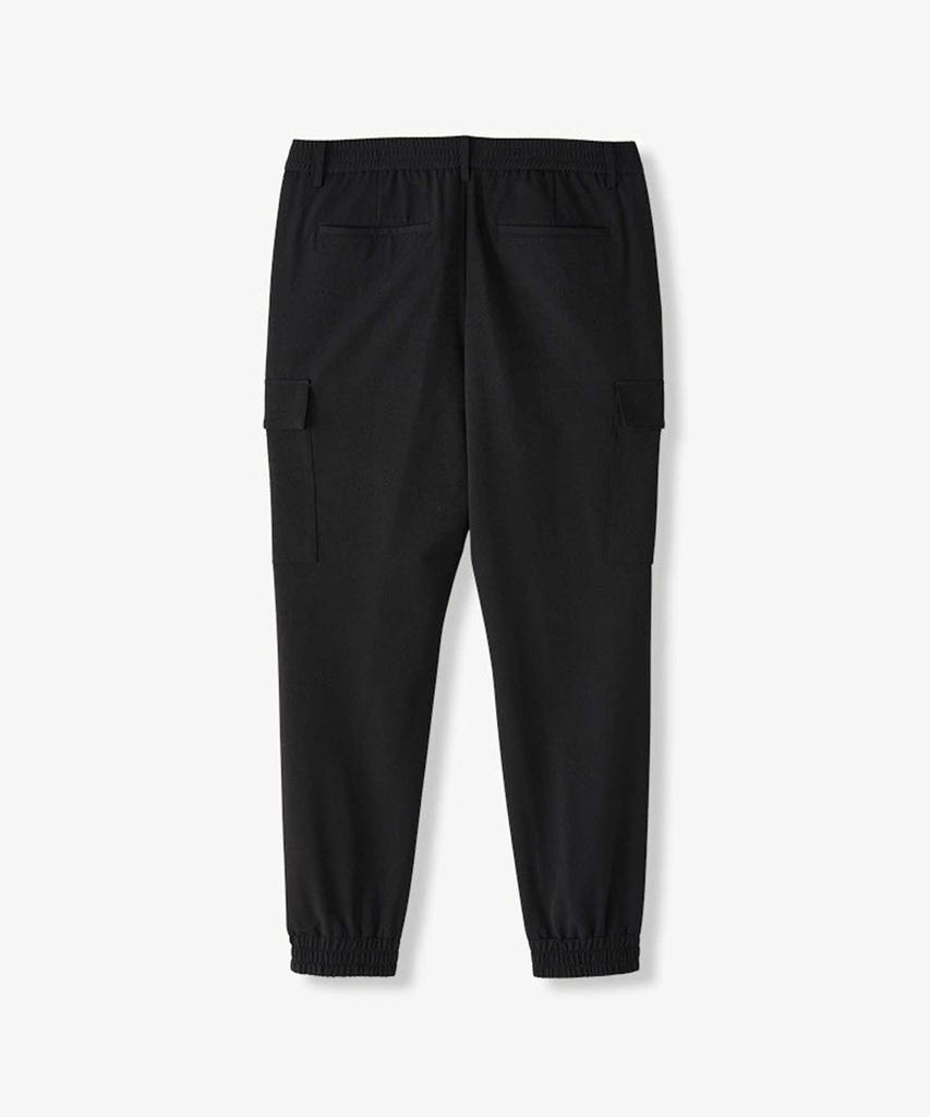 STCO [Rnw] Nylon Stretch Cargo Jogger Pants Black (Comfort Fit)_Swpva01Nsb