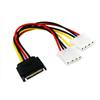Кабель питания TO IDE 15-контактный SATA Male to Molex IDE 4-контактный Female Cable Adapter