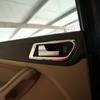 Для Ford Focus 2 Mk2 2009-2012 внутренняя дверная ручка из нержавеющей стали, круглая отделка, хромированная наклейка с блестками