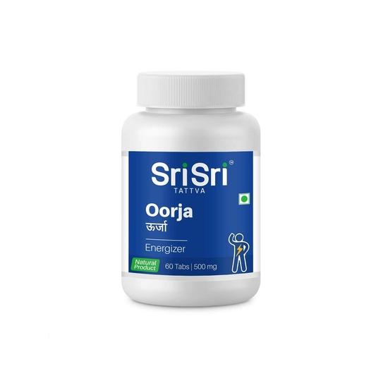 Sri Sri TATTVA shuddhta ka naam Oorja Forte - Anti Fatigue, 60 Tabs | 500mg (Pack of 1)
