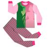Children's Fashion Suit Skirt Round Neck Long Sleeve Top Pants