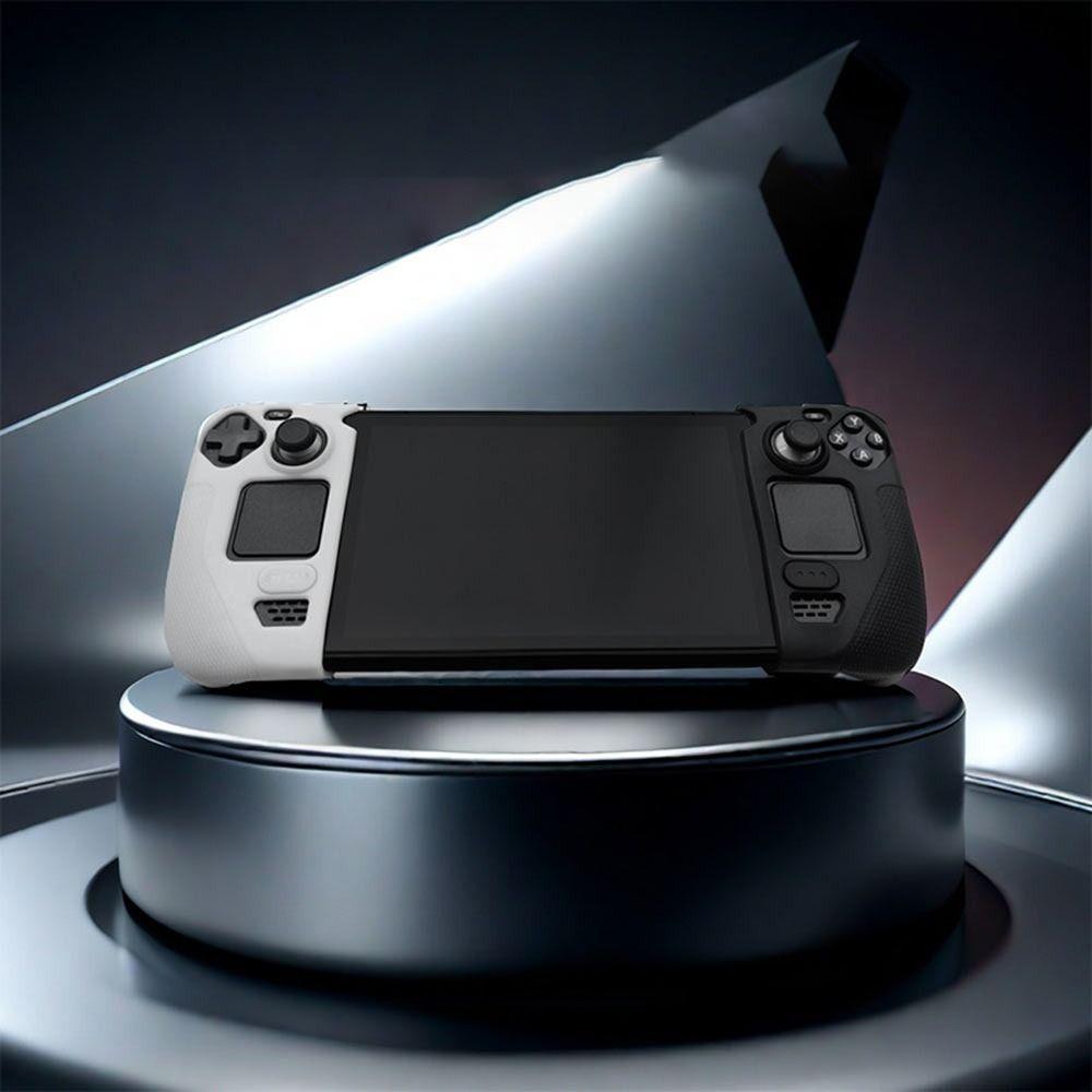 Утолщенный защитный чехол Ударопрочный держатель для игровой консоли Силиконовый захват для Steam Deck/Steam Deck OLED