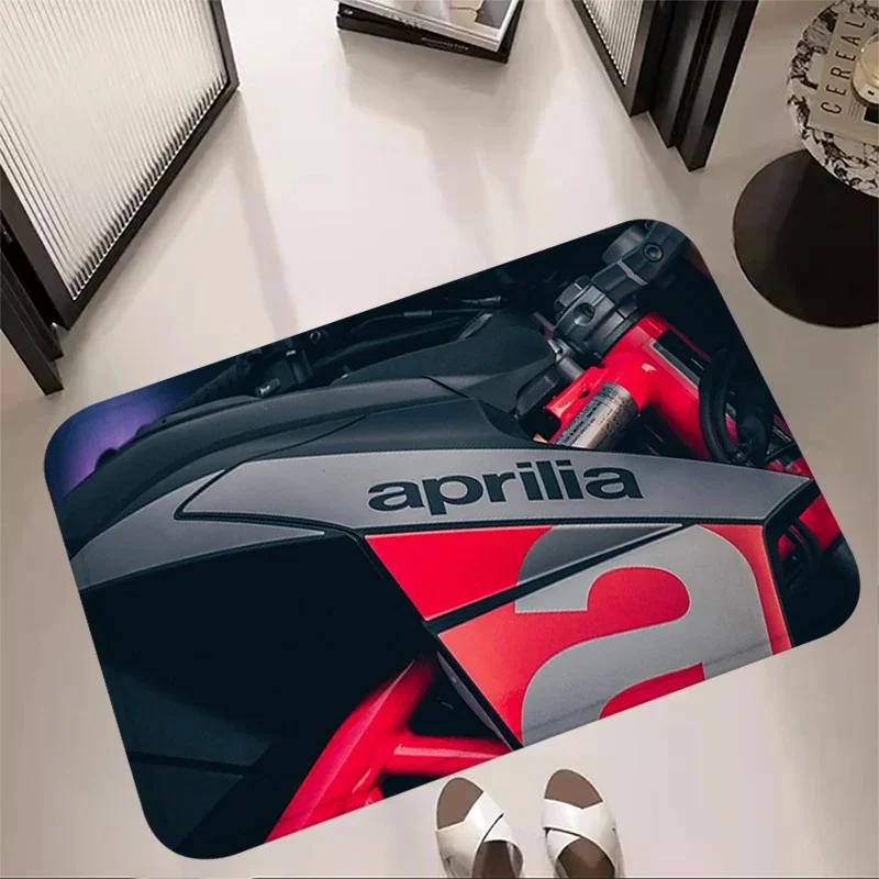 Living Room Rugs A-Aprilia Motorcycle Carpets Entrance Doormat Floor Mats Carpet Anti Slip Mat Home Rugs Kitchen Hallway Decor