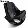 Gloss Black Motorcycle Headlight Fairing Mask 5 3/4" Headlamp Windshield Cover For Harley Sportster Iron Dyna FX XL 883 1200