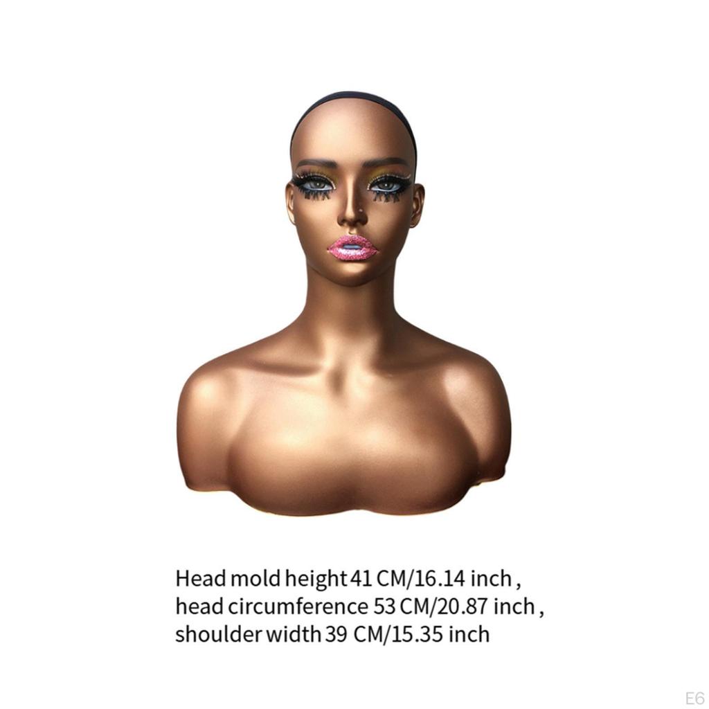 Женская голова-манекен, подставка для дисплея для и аксессуаров