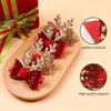 Sparkling Hair Clip with Sequins Cute Bowknot Deer Horn Hairpin for Girls Perfect Festive Headwear Christmas Present
