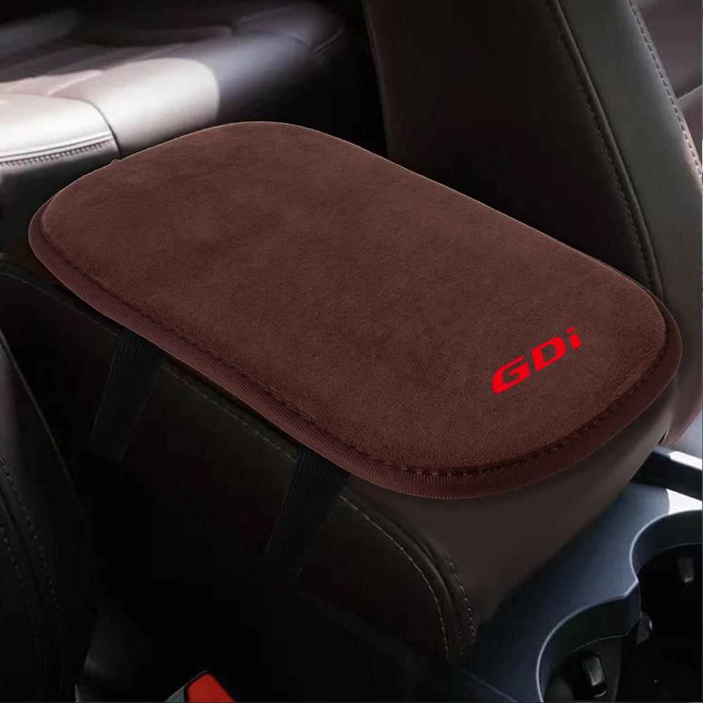 1PCS Car Central Armrest Soft Pad Waterproof Anti-fouling Protector Cover For Hyundai Genesis N-LINE I10 I20 I30 I40 IX20 IX35 RR55