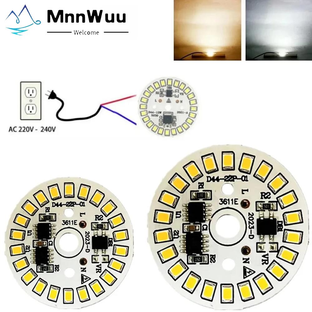 AC 220 В светодиодная лампа патч-лампа SMD пластина круглый модуль источник света пластина для лампы светодиодный точечный светильник чип прожектор светодиодная лампа