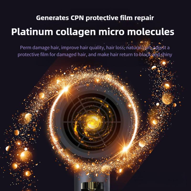 Высокомощный электрический фен для волос, профессиональный фен для парикмахерских, фен с отрицательными ионами, бесшумный фен для холодного и горячего воздуха для волос