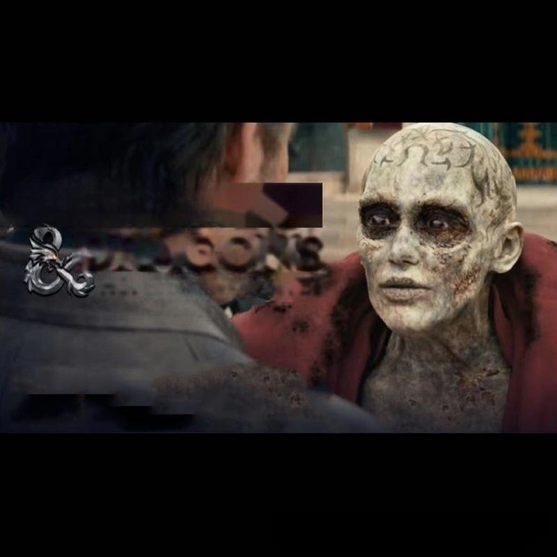 Red Robed Witch Mage Mask Cosplay Dungeon Dragon Honor Among Thieves Latex Helmet Full Face Headwear Halloween Masquerade Party