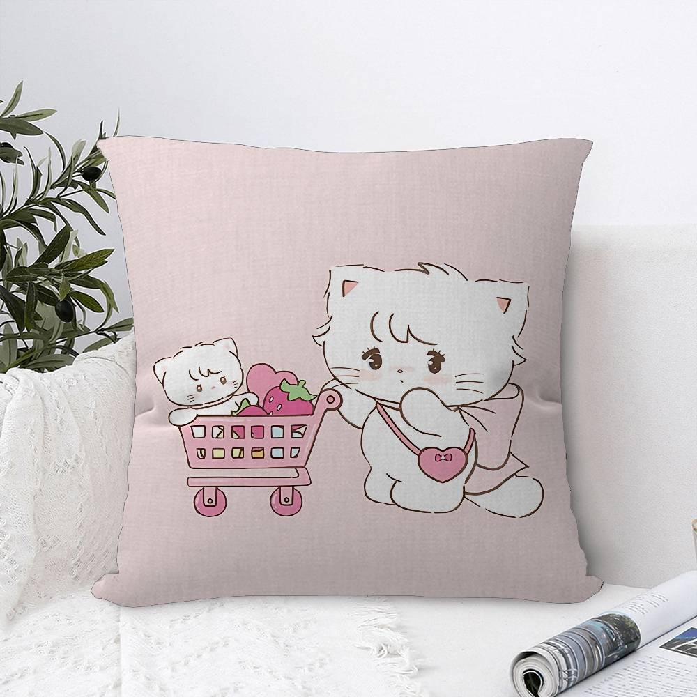 Cute MMikko IIllustrations pillow cover sofa cushion cover home room decoration children gift
