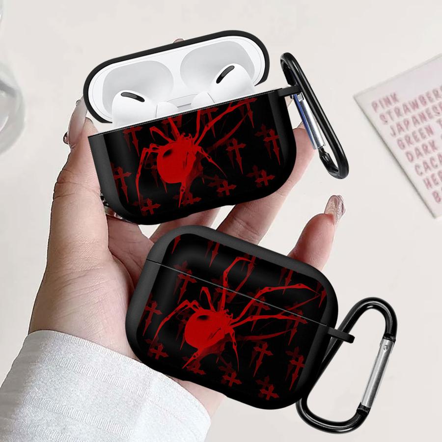 Красный Паук Мультяшный Стиль Чехлы для Наушников Чехол для Airpods Pro Pro3 4 1 Pro2 3 2