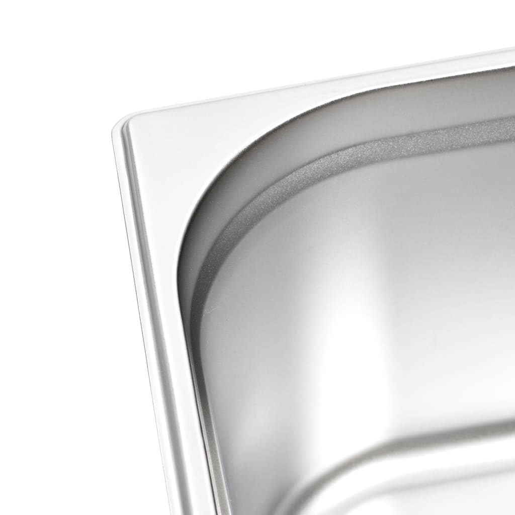 Gastronorm Container 2 pcs. GN 1 2 200 mm Stainless Steel
