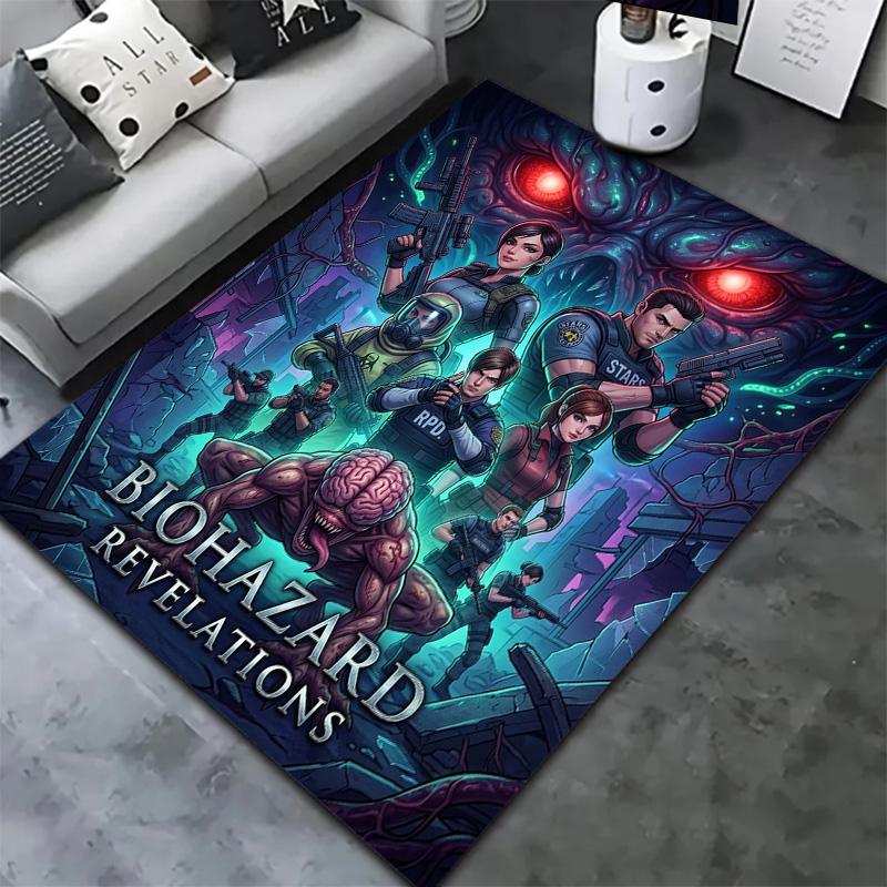 Resident Evil Carpet Rug For Living Room Bedroom Home Sofa Decoration Kids Play Nonslip Floor Mat