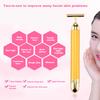 Массажер для лица с сильной частотой вибрации, многофункциональные цинковые сплавы, Т-образные вибрационные ролики для лица для женщин