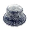 2024 New Design Fashionable Vintage Unisex Casual Fishing Denim Caps Cowboy Washed Denim Jean Bucket Hats