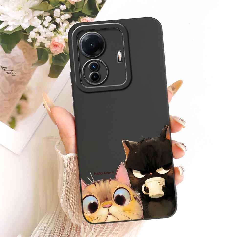 Чехол для vivo S15e 5G V2190A Мультяшный Полная защита Силиконовая задняя крышка Для Vivo S15e VIVO S15E 5G 6.44" Чехлы для телефона Ударопрочный