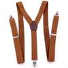 Stylish 2.5cm Unisex 3-Clip Adult Suspenders