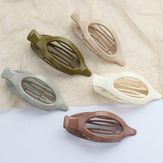 Заколка для волос, женская пластиковая заколка на затылке, прочная фиксация, легкий, удобный дизайн, аксессуары для волос с когтями