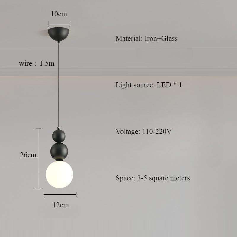 Современный минималистский подвесной светильник для ресторана, бара, кабинета, скандинавского стиля, креативный светильник Macaron, минималистский светильник для спальни, прикроватный светодиодный подвесной светильник