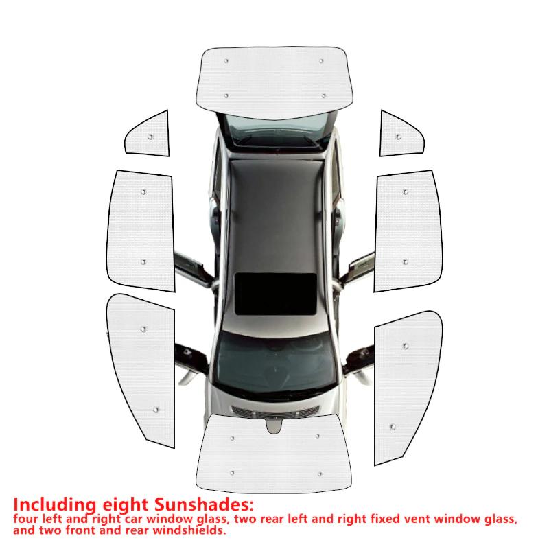 Full Coverage Sunshades for Land Rover Discovery Sport L550 2014~ Front Windshield Sun Visor Mats Window Curtain Accessories