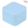 5G-50G пустые пластиковые квадратные контейнеры для косметики для дизайна ногтей баночка маленькая банка для образцов крема гель для ногтей пудра коробка лосьон для макияжа инструмент