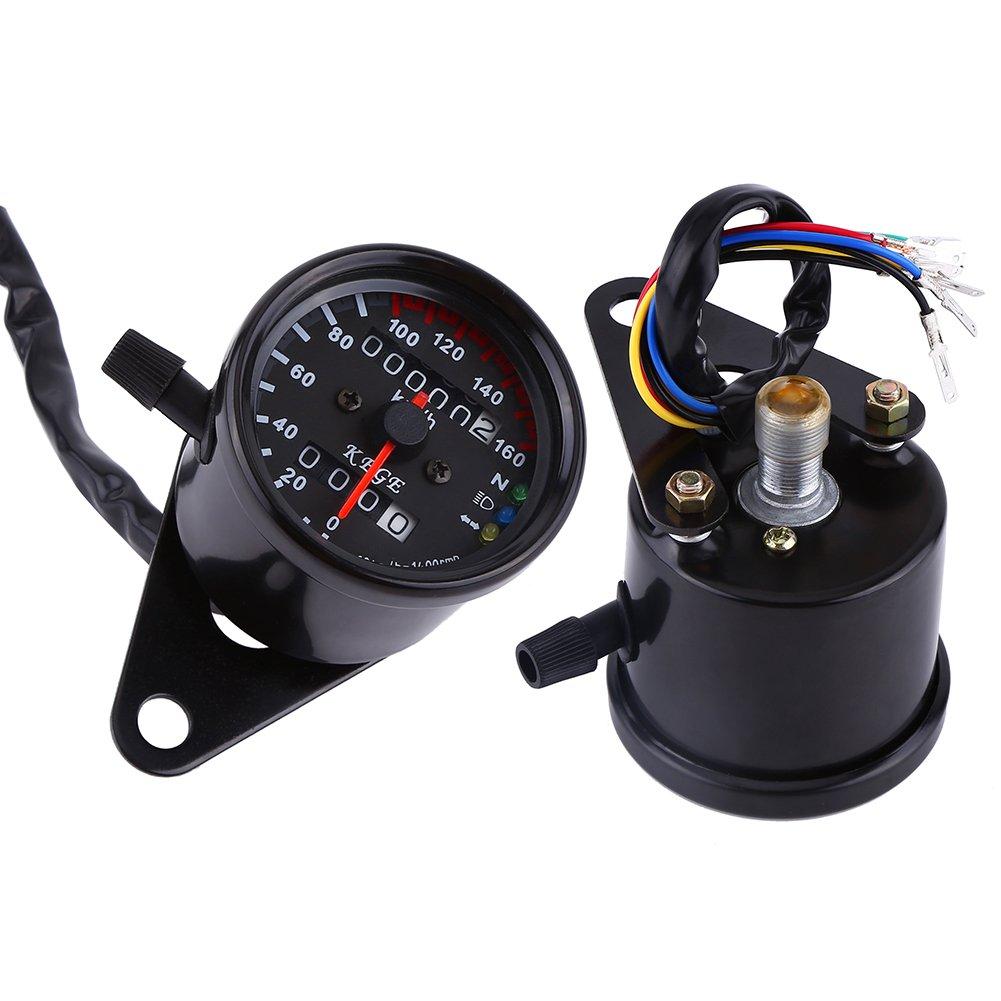VGEBY1 Светодиодный Мини Спидометр Индикатор Механический Прочный Долговечный Использование Мотоцикл Универсальный Подсветка Пробег