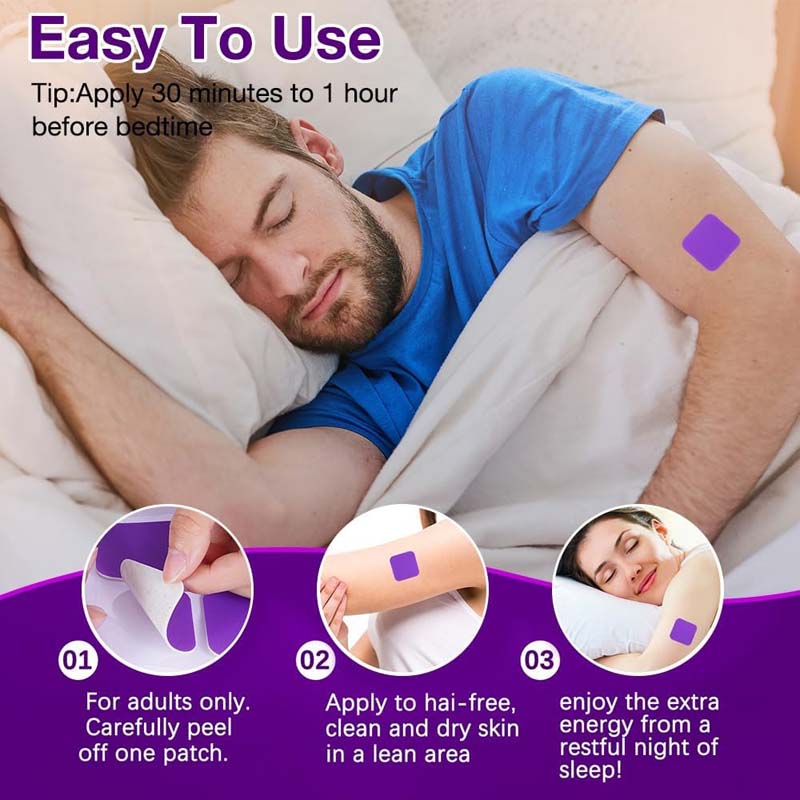 60 пластырей для сна, натуральный пластырь для улучшения сна, пластырь для сна для взрослых