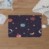Decorative Modern Thin Stain Resistant Washable Cotton Machine Woven Base Kids Carpet