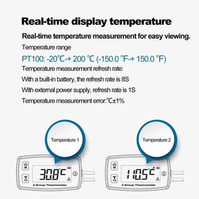 Канальный ЖК-термометр Датчик температуры двигателя Метр Цифровой дисплей с зеленой подсветкой для мотоцикла Лодки Квадроцикла Термометр
