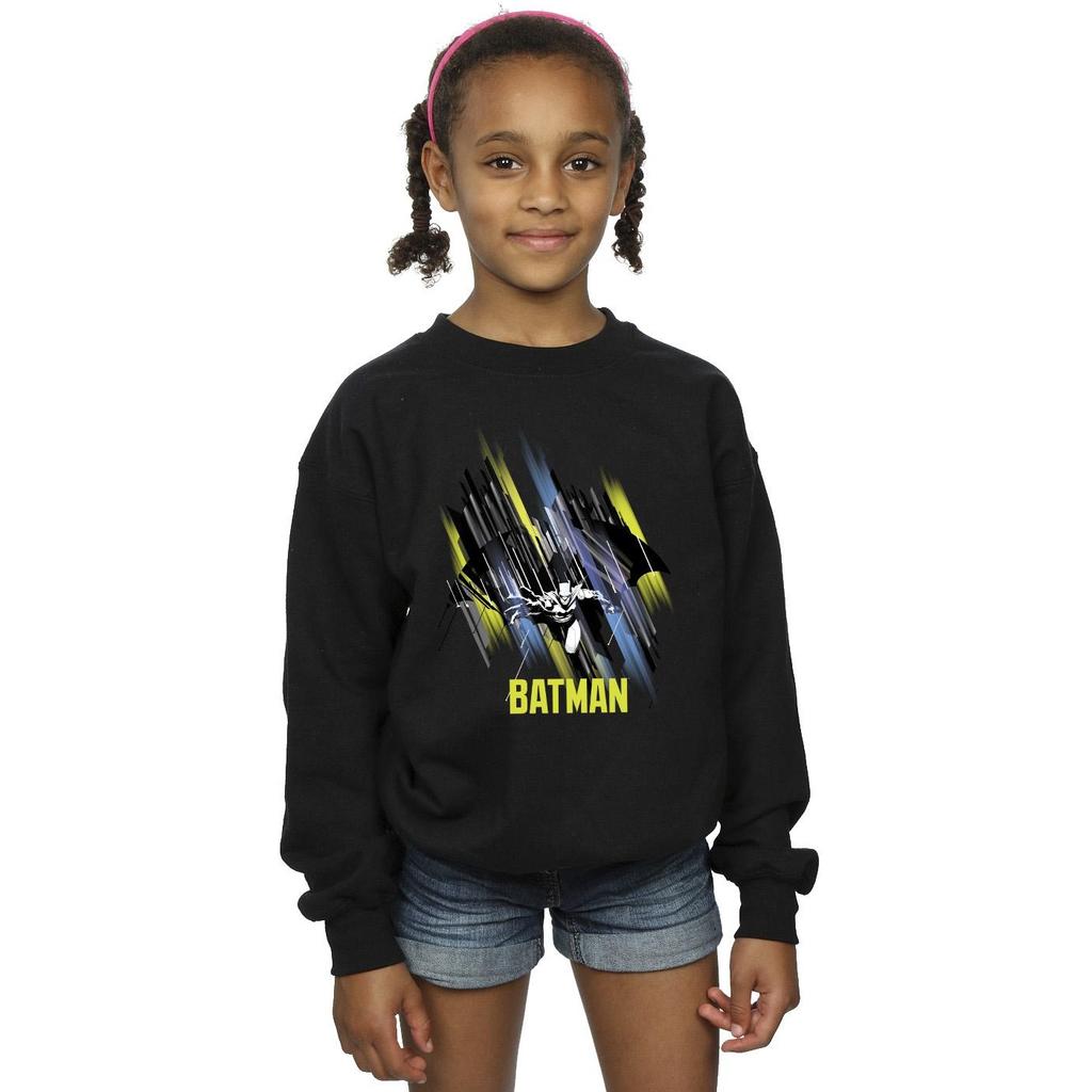 DC Comics Girls Batman Flying Batman Sweatshirt