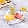 Ice Cream Popsicle Mold Handmade Ice Cream Machine Homemade Ice Box with Plastic Stick Ice-lolly Mold Ice Cube Tray Kitchen Gadgets